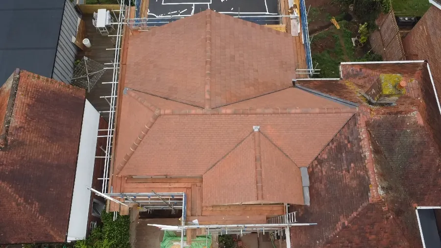 Drone Footage Of Roof